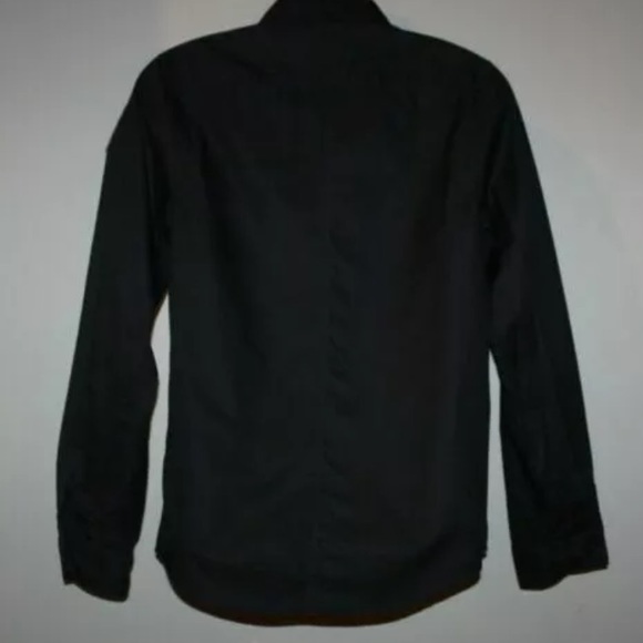 APC MEN’S BLACK RUE MADAME PARIS MILITARY SHIRT SM - Picture 7 of 9